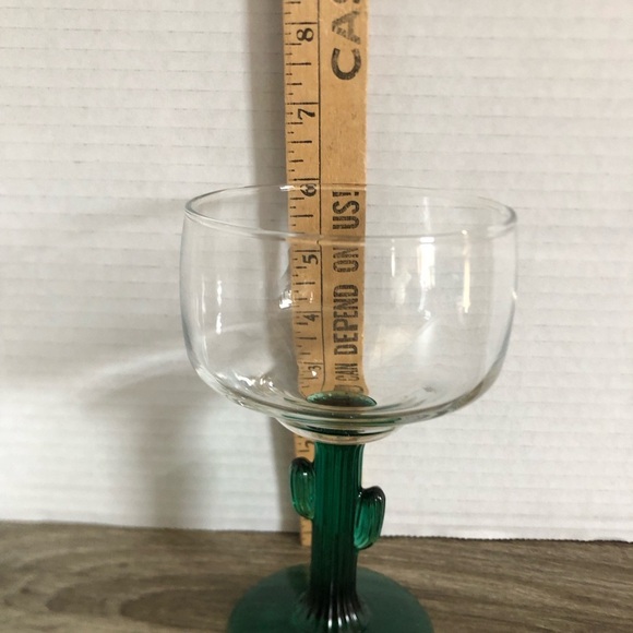Vtg Libbey Cactus Margarita Glasses - Set of Eight - Picture 14 of 14